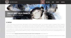 Desktop Screenshot of amicidellaceramica.com