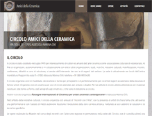 Tablet Screenshot of amicidellaceramica.com
